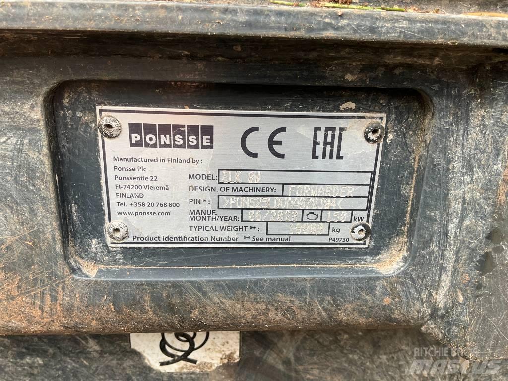 Ponsse ELK 8W Forvarderi