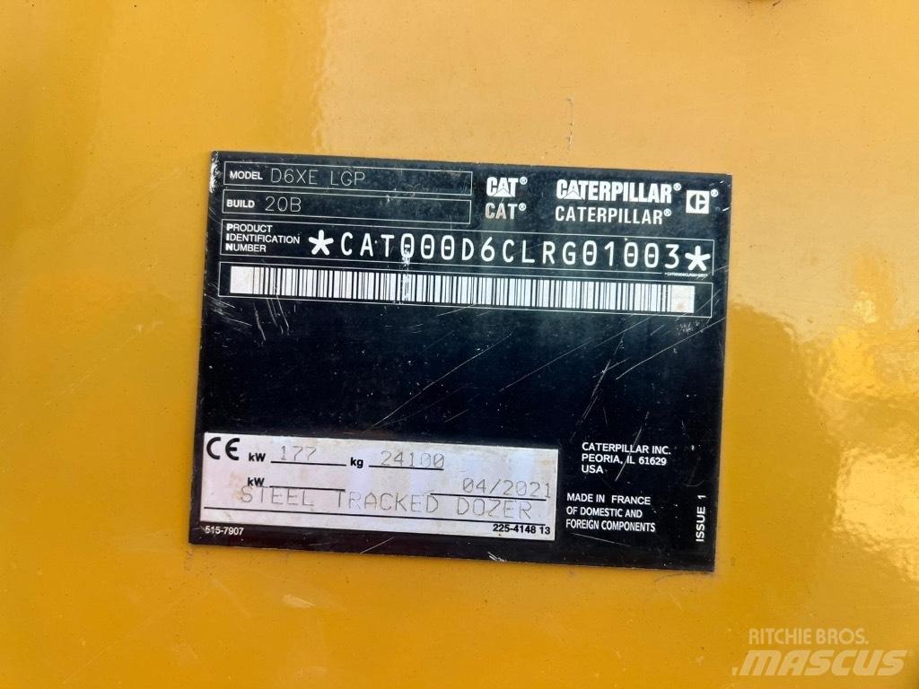 CAT D6XE Buldožeri gusjeničari