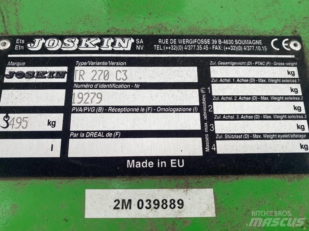 Joskin TR 270 C3 Kosilice za pašnjak