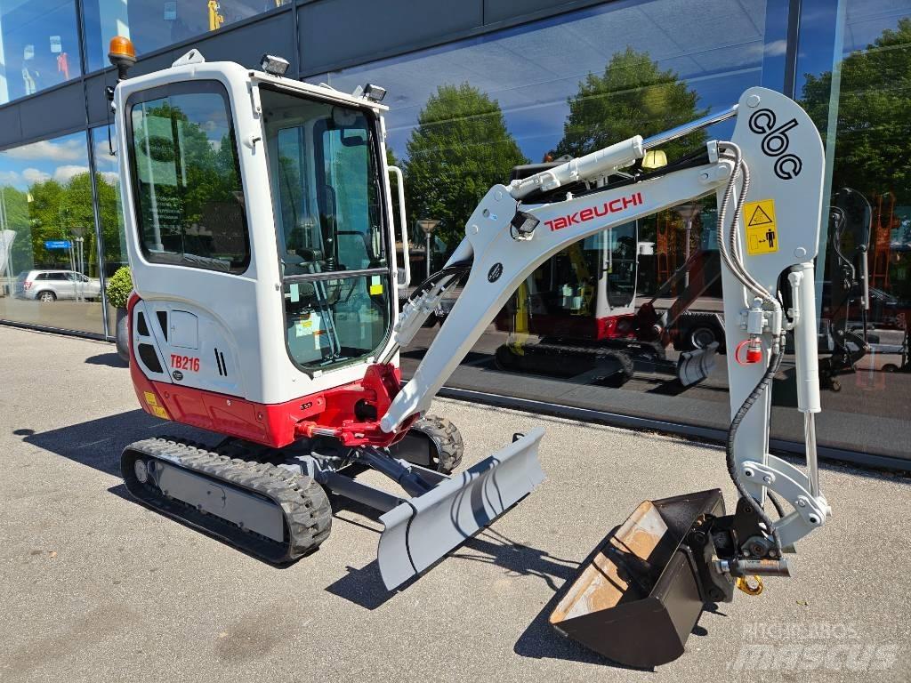 Takeuchi tb216 Mini bageri <7t