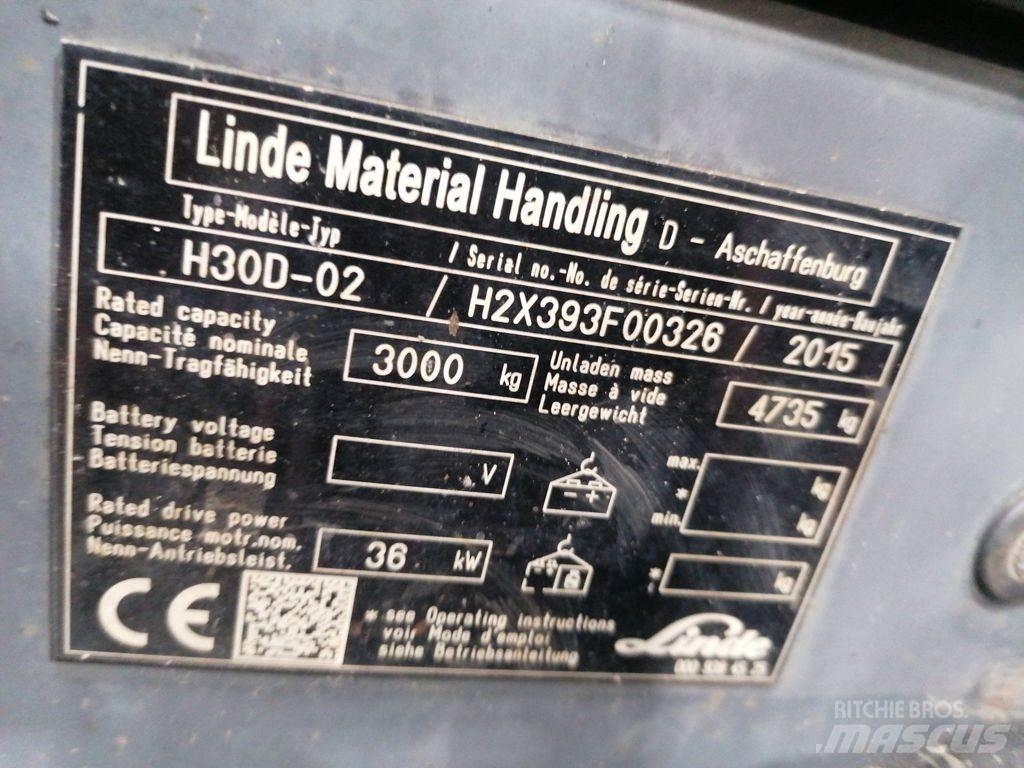 Linde H30D-02 Dizelski viličari