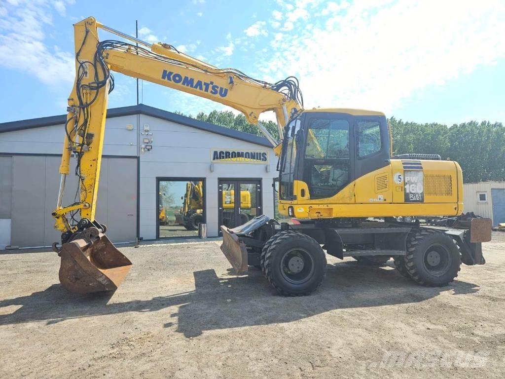 Komatsu PW 160-7 Bageri na kotačima
