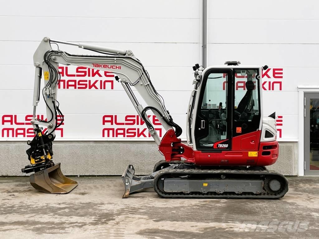 Takeuchi TB 260 Mini bageri <7t