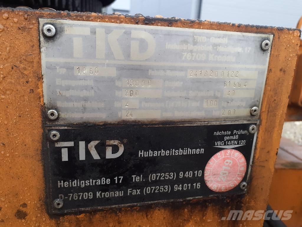 TKD 1800 Teleskopske samohodne platforme