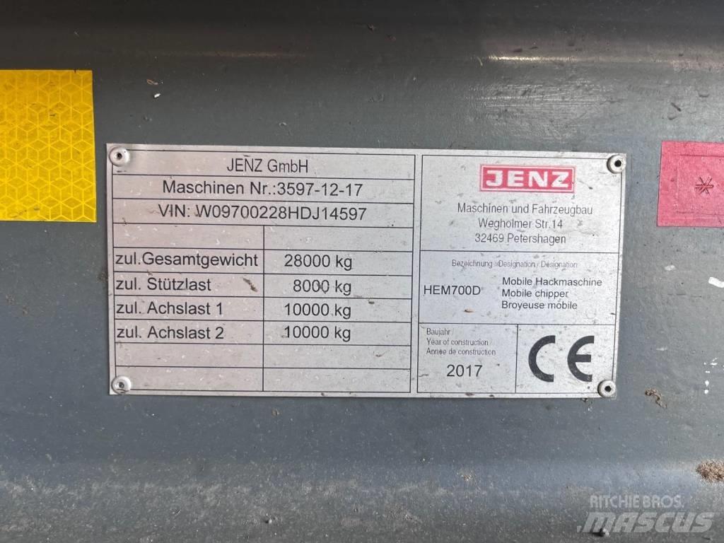 JENZ HEM 700 D Drobilice za drvo / čiperi