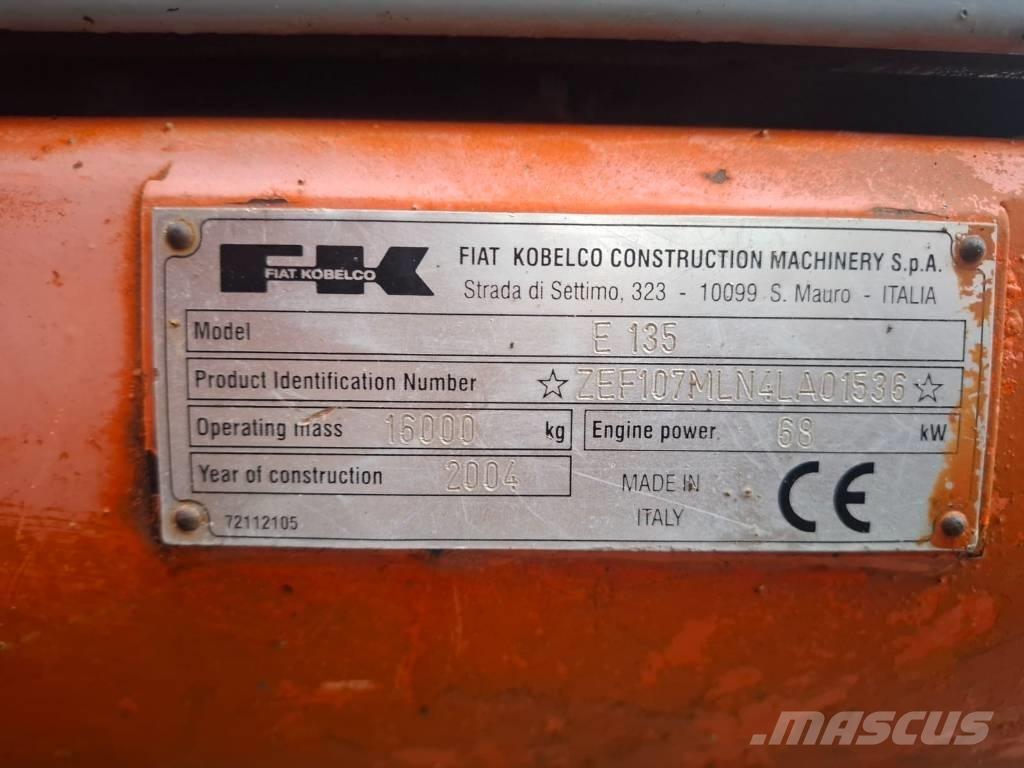Fiat-Kobelco E 135 Bageri gusjeničari