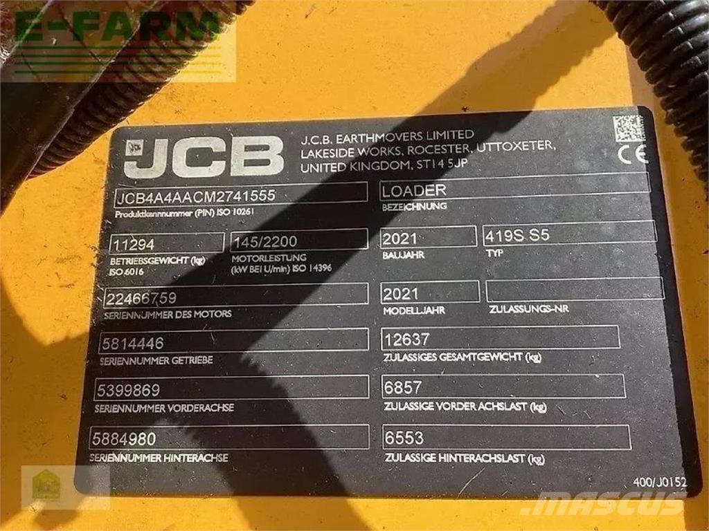 JCB 419s s5 Mini bageri <7t