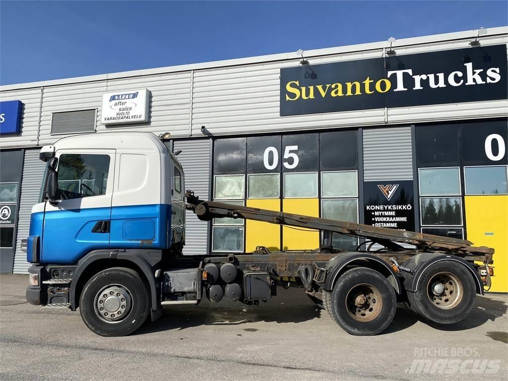 Scania R 124 6X2 Demontažnii kamioni za podizanje kabela