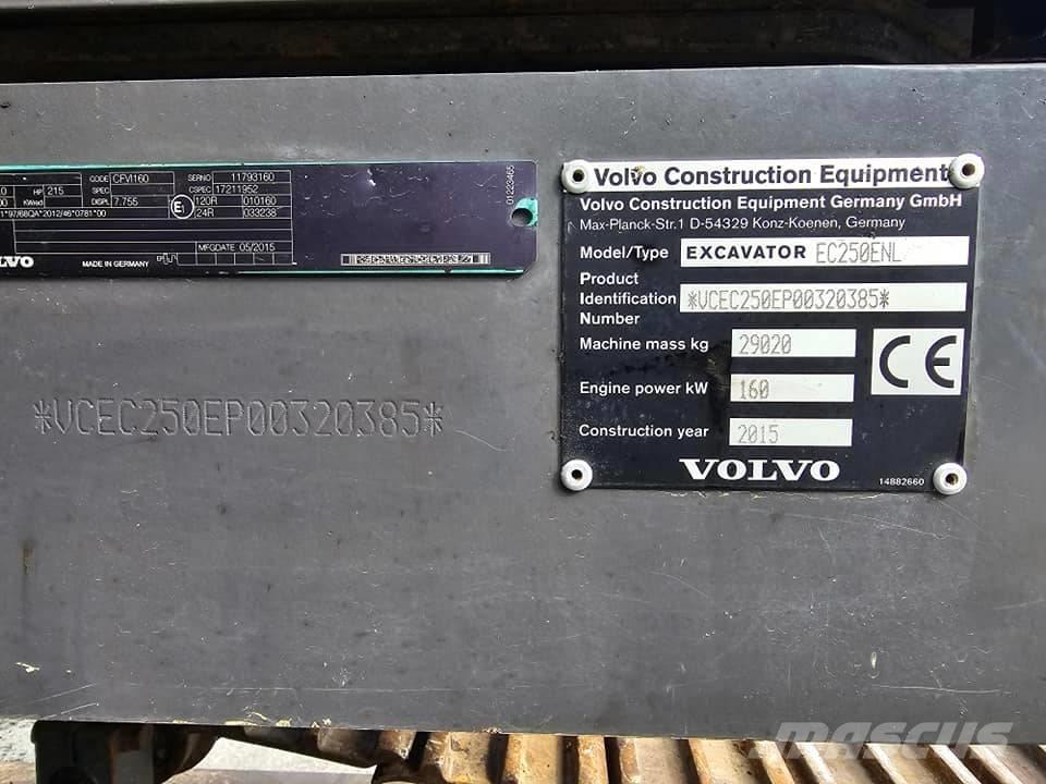Volvo EC250 ENL Bageri gusjeničari