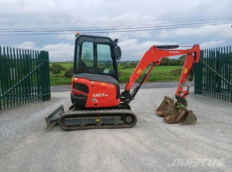 Kubota U 27-4 Mini bageri <7t