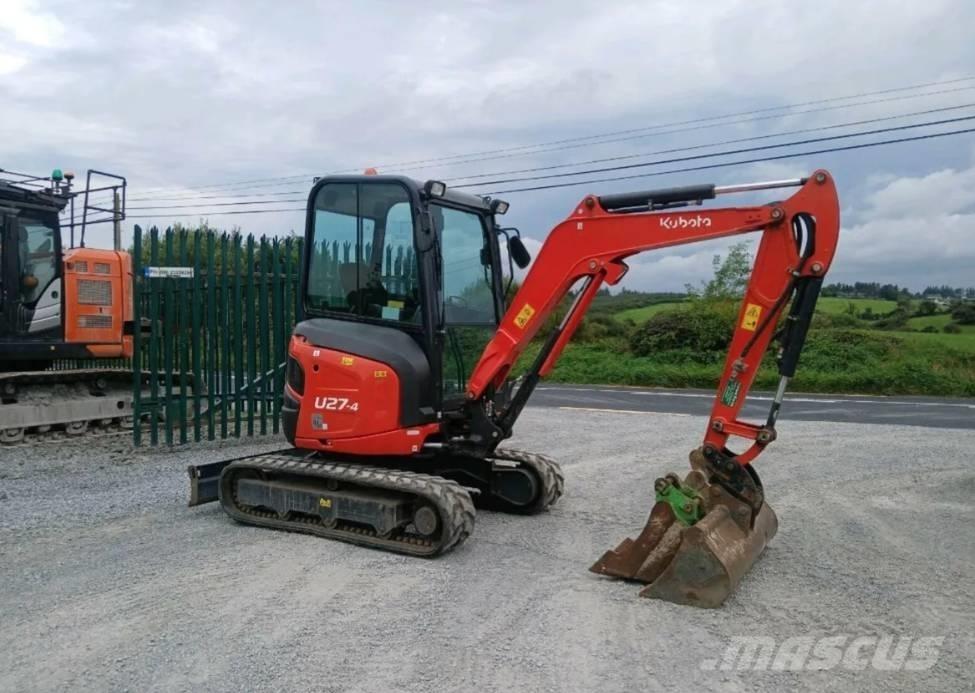 Kubota U 27-4 Mini bageri <7t