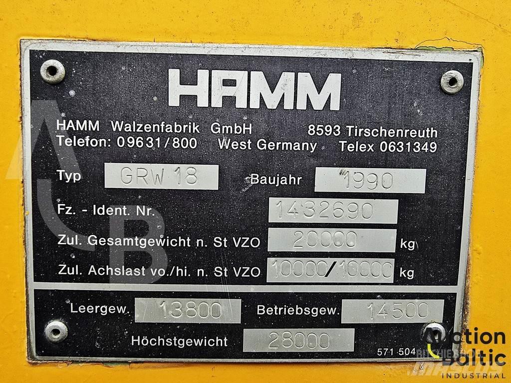 Hamm GRW 18 Gumeni valjci na kotačima