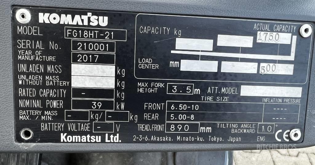 Komatsu FG15HT-21 Plinski viličari