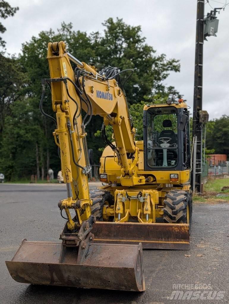 Komatsu PW 98 MR-8 Bageri na kotačima