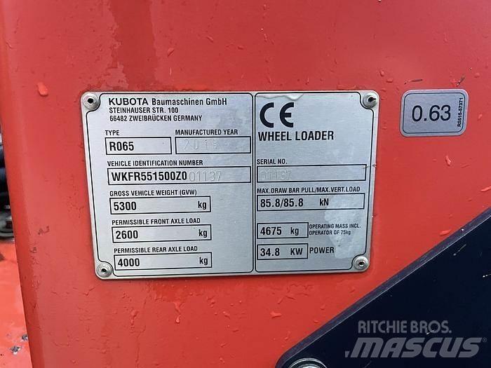 Kubota R065 Utovarivači na kotačima