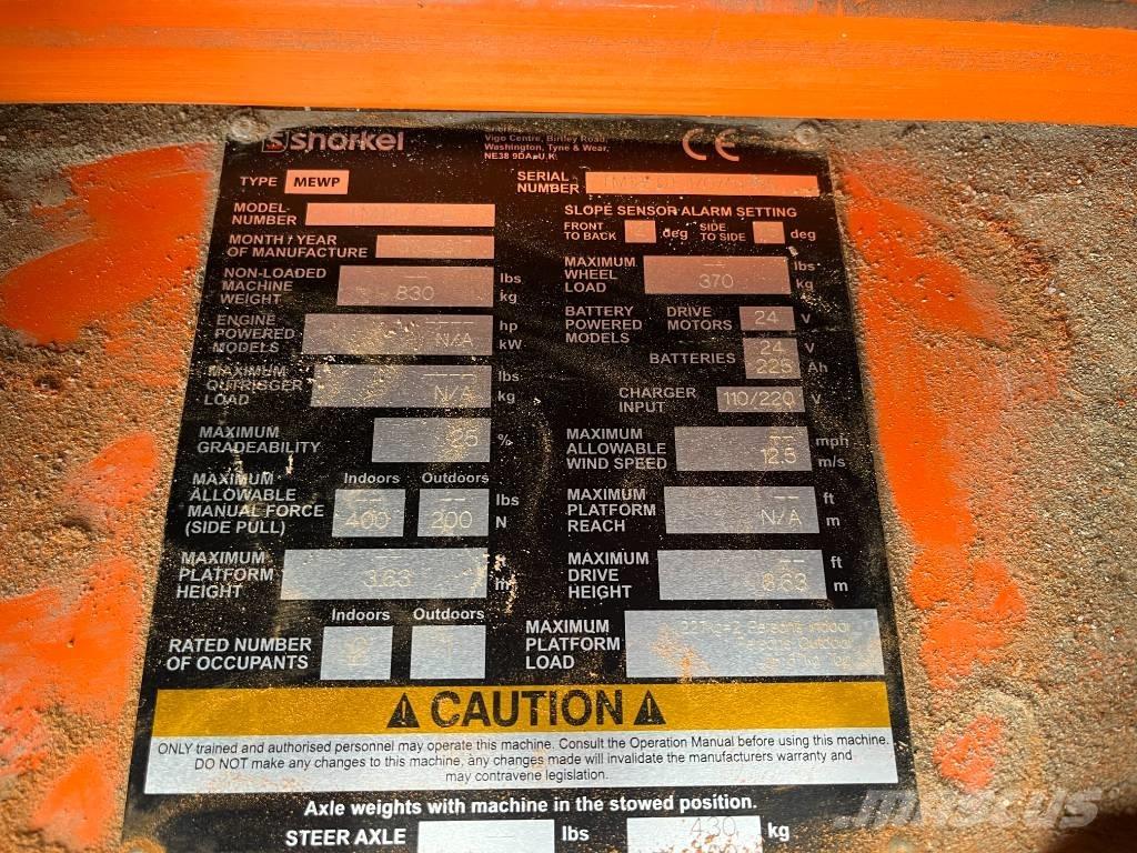 Snorkel TM 12 Vertikalne radne podizne platforme