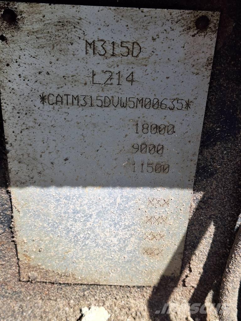 CAT M 315 D Bageri na kotačima