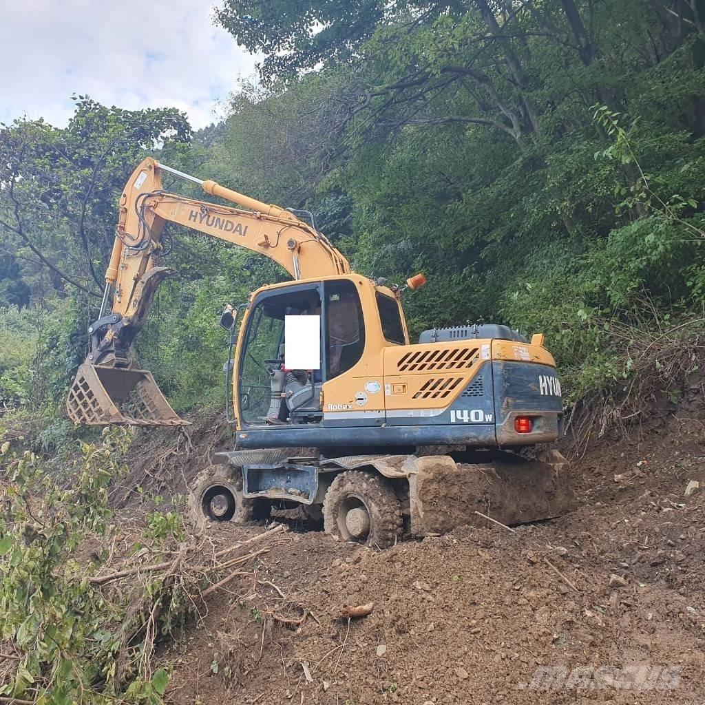 Hyundai Robex 140 W Bageri na kotačima