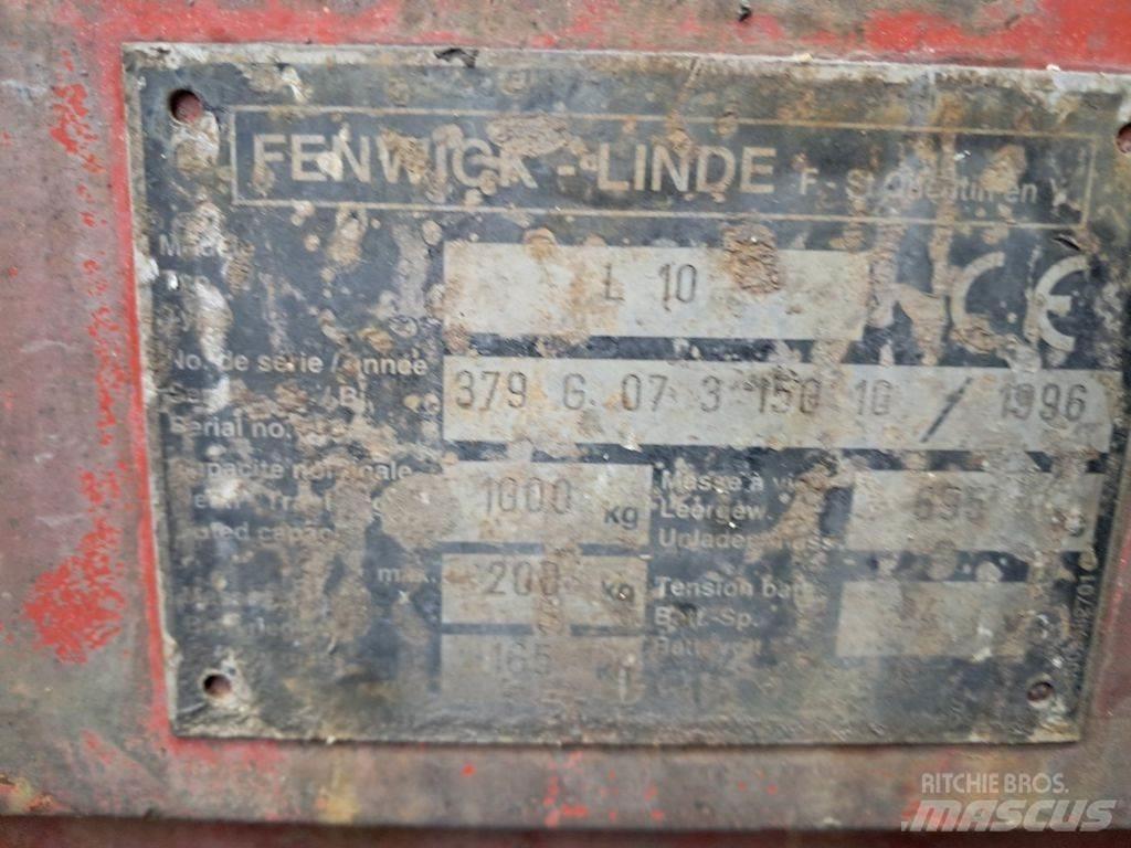 Linde L10 Ručni električni viličar
