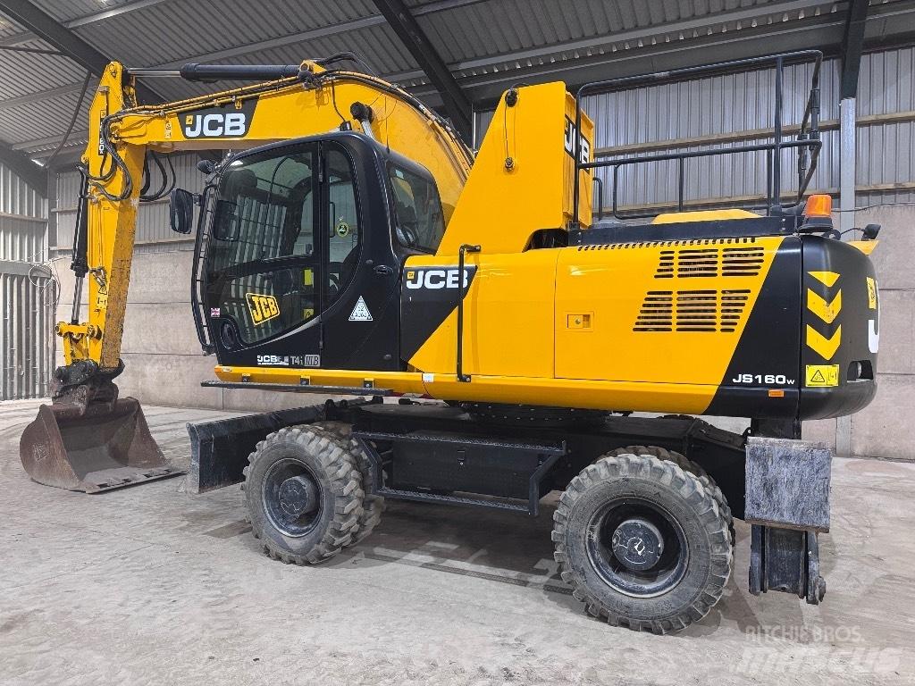 JCB JS 160 W Bageri za manipuliranje materijalom / otpadom