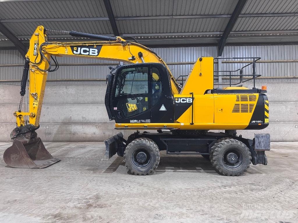 JCB JS 160 W Bageri za manipuliranje materijalom / otpadom