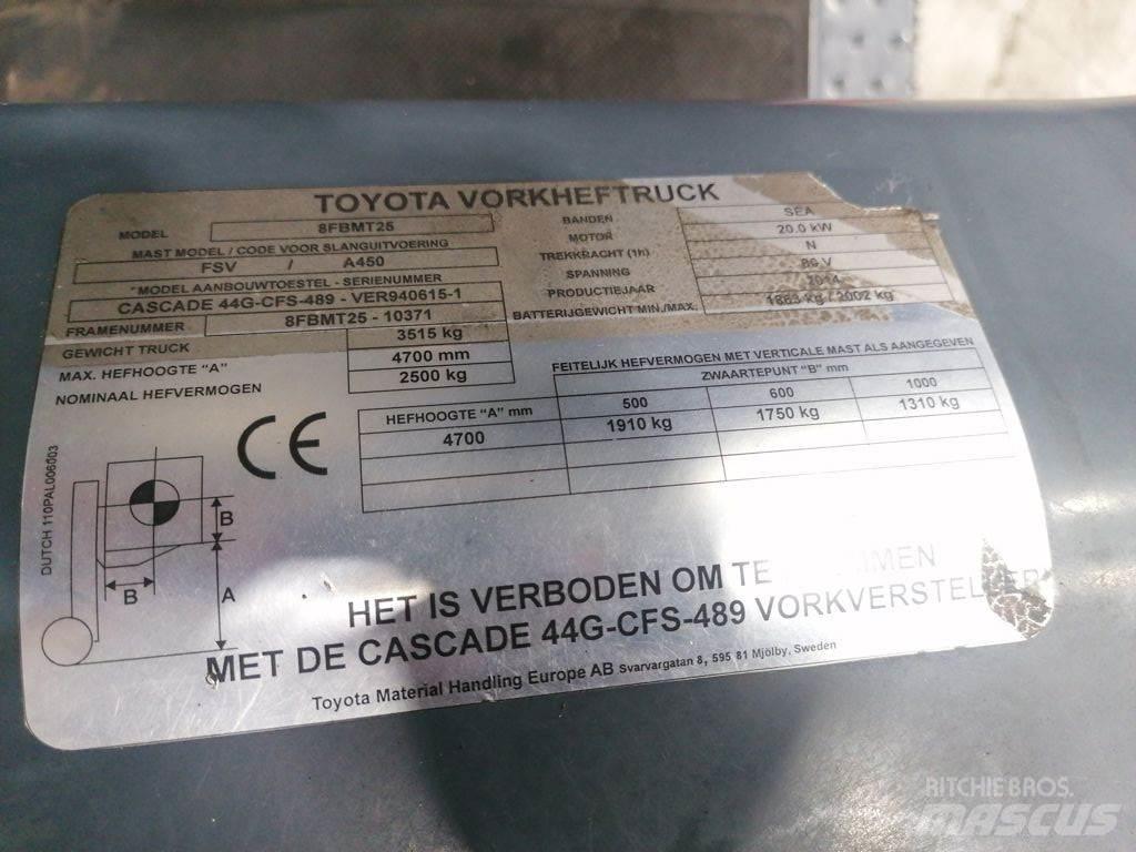 Toyota 8FBMT25 Električni viličari