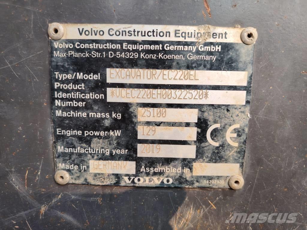 Volvo EC 220 E Bageri gusjeničari