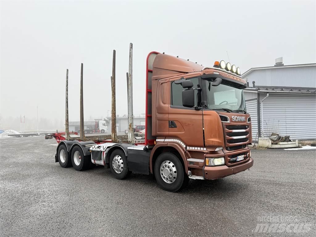 Scania R 730 8X4 Kamioni za drva