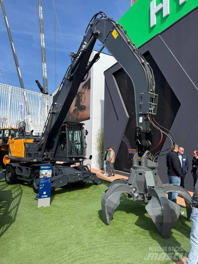 Hyundai HW 250 AMH Bageri za manipuliranje materijalom / otpadom