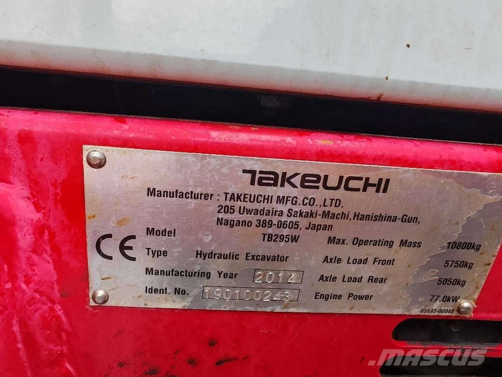 Takeuchi TB295W Bageri na kotačima