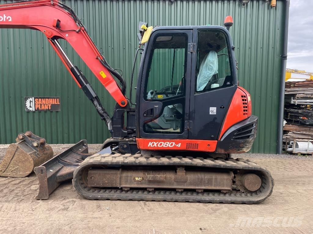 Kubota KX 080-4 Midi bageri 7t – 12t