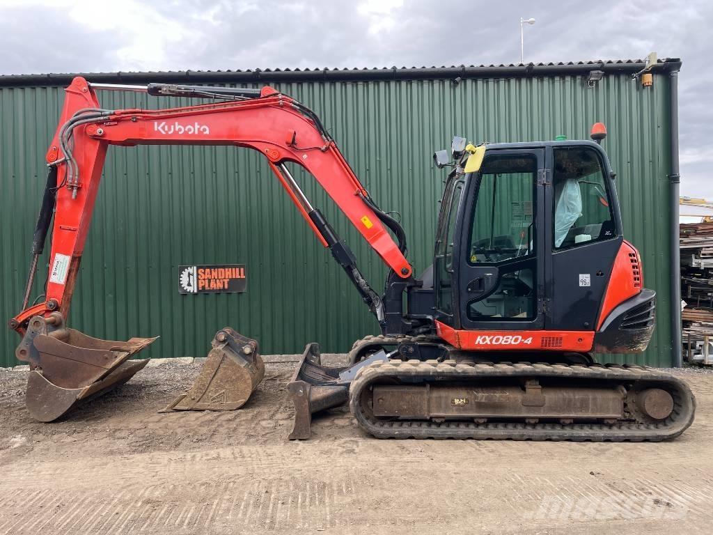 Kubota KX 080-4 Midi bageri 7t – 12t