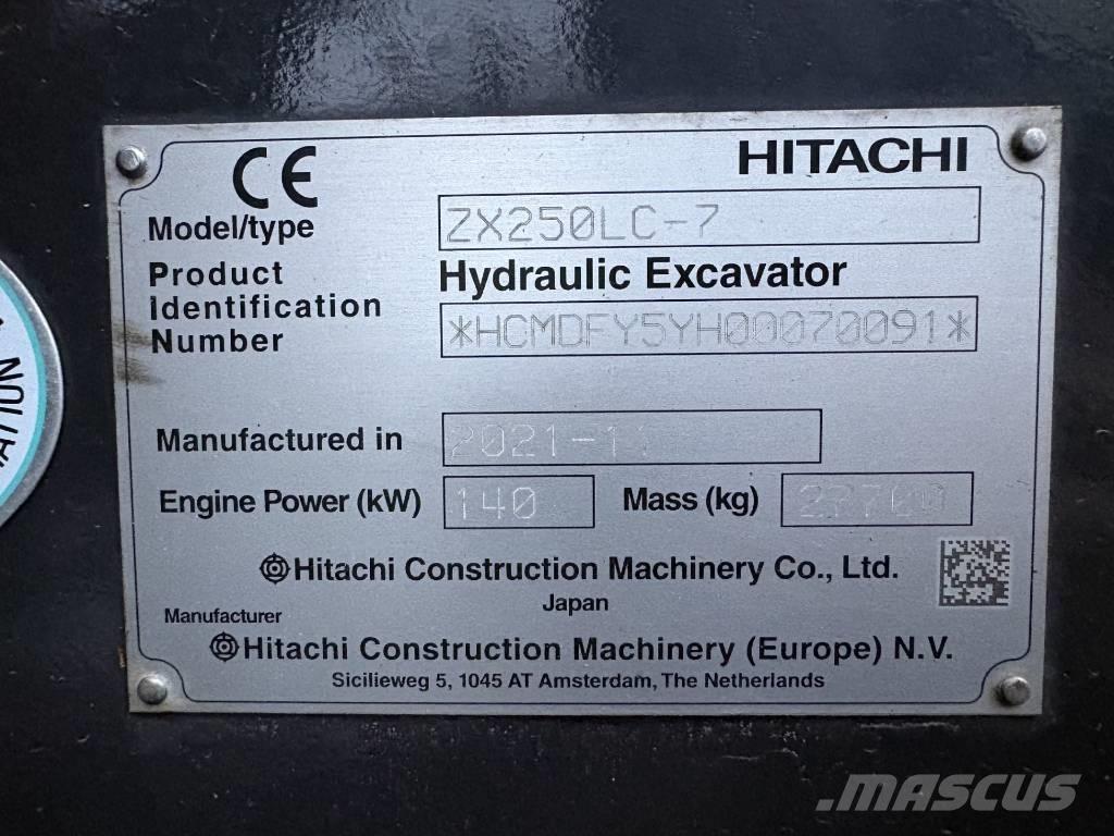 Hitachi ZX250LC-7 Bageri gusjeničari