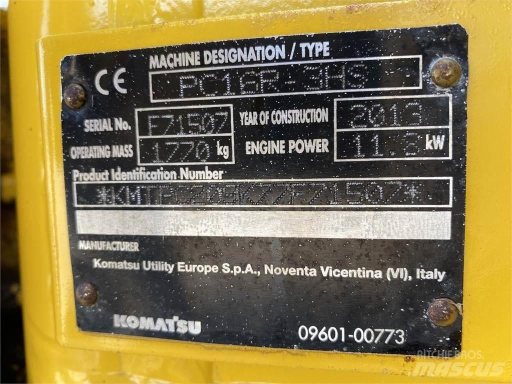 Komatsu PC16R-3 Bageri na kotačima