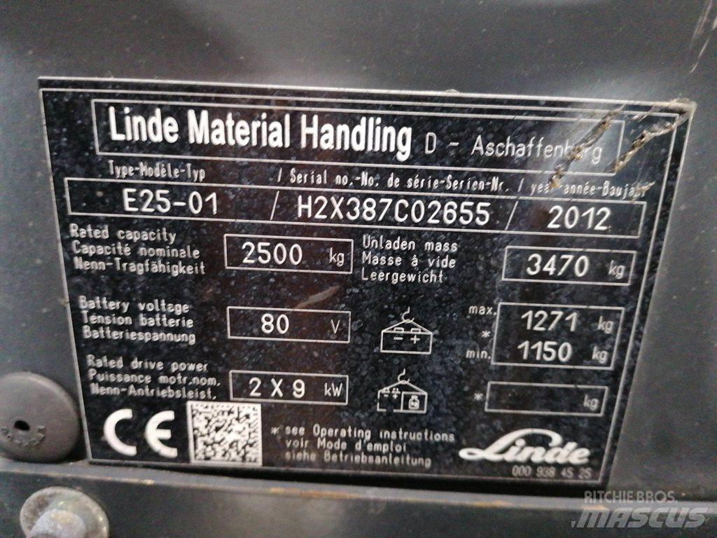 Linde E25-01 Električni viličari