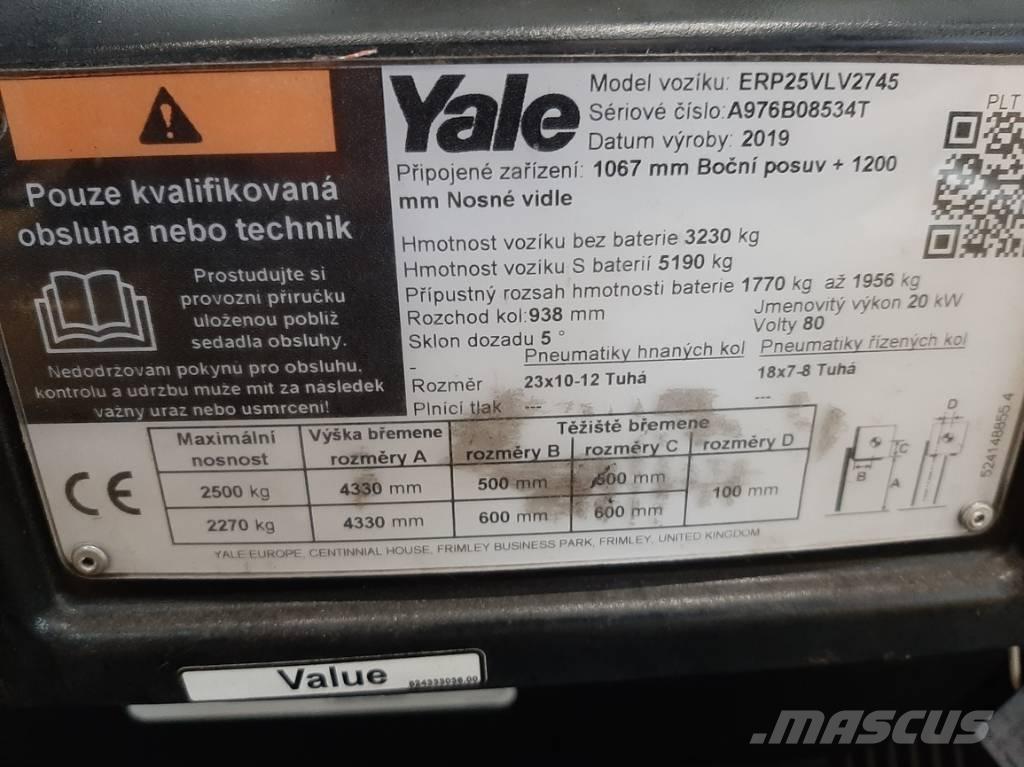 Yale ERP 25 VL Električni viličari