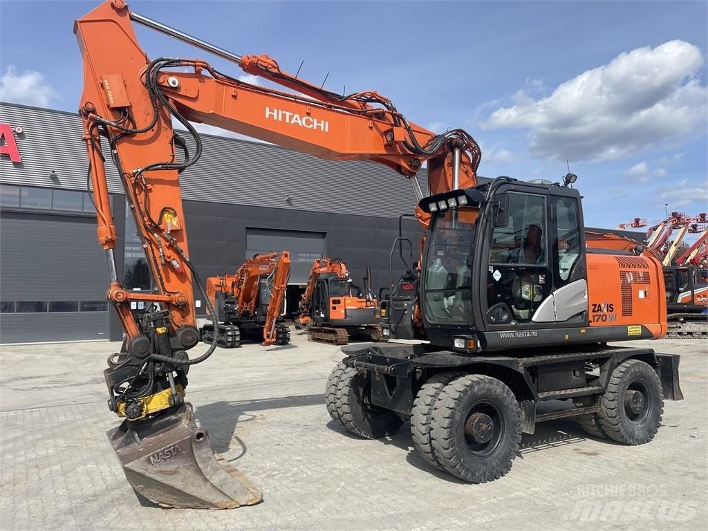Hitachi ZX 170 W-5 B Bageri na kotačima