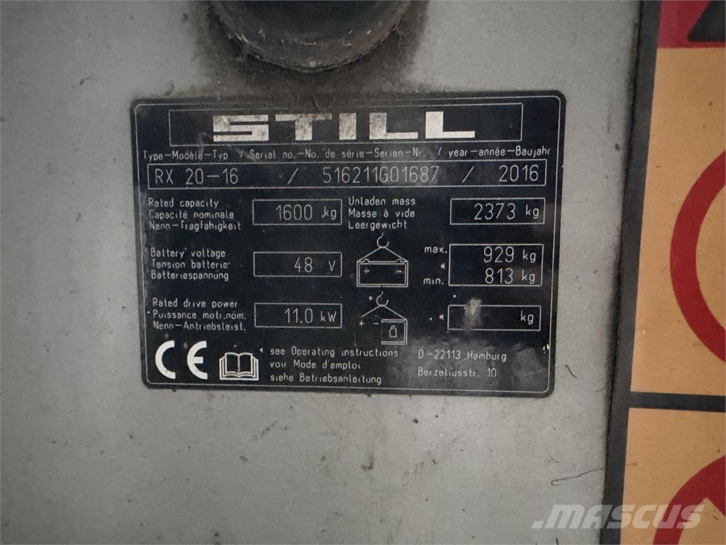 Still RX20-16 Električni viličari