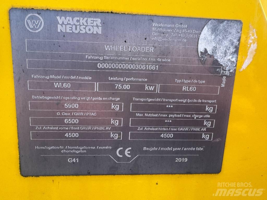 Wacker Neuson WL60 Utovarivači na kotačima