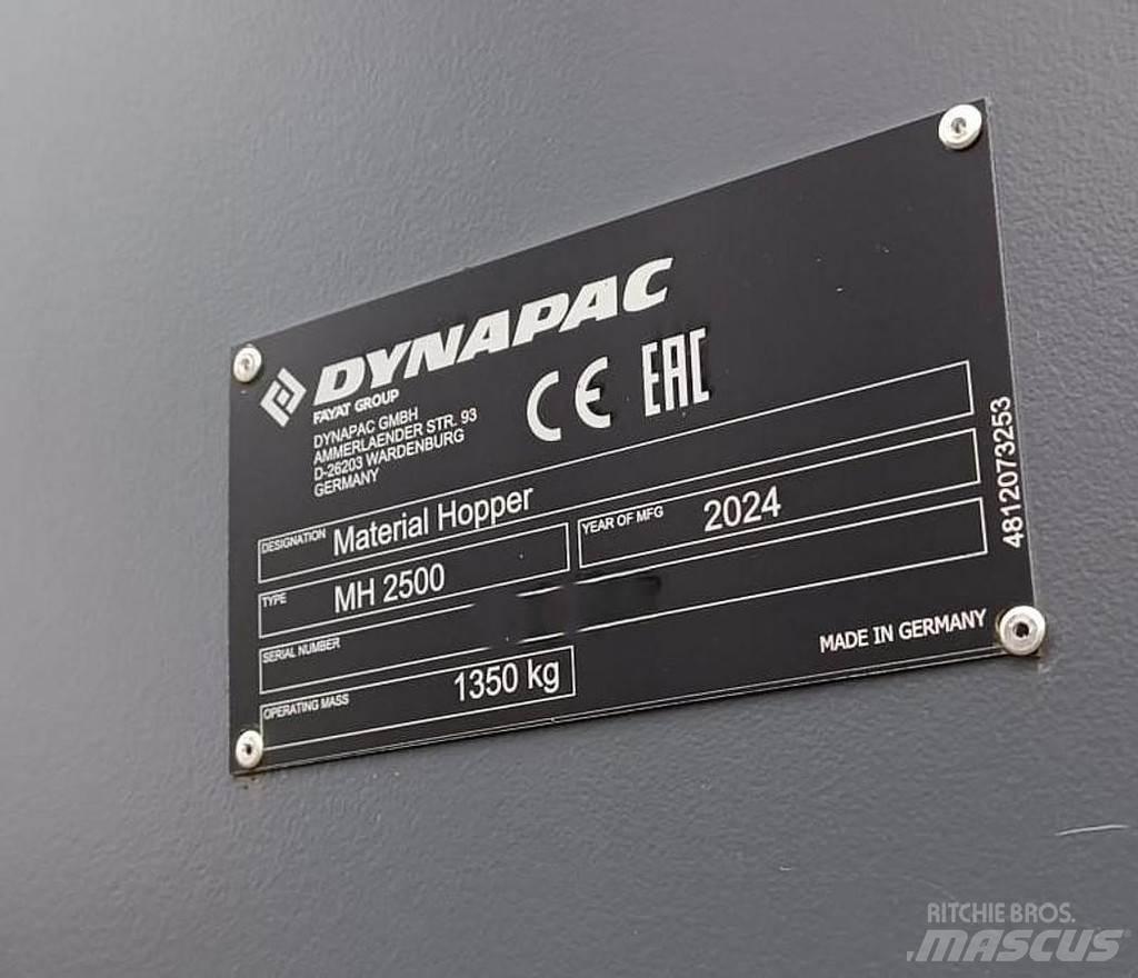 Dynapac MH2500 Hranilice za stoku