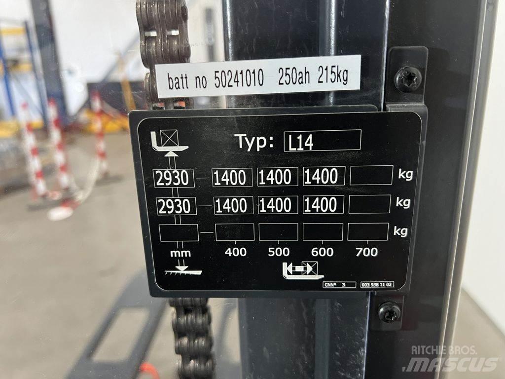 Linde L14 Ručni električni viličar