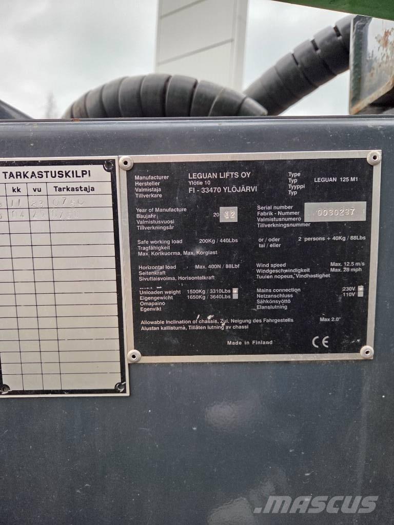 Leguan 125M1 Teleskopske podizne platforme