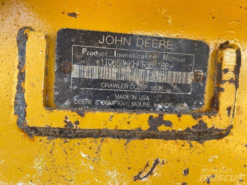 DEERE 650K LGP Buldožeri gusjeničari