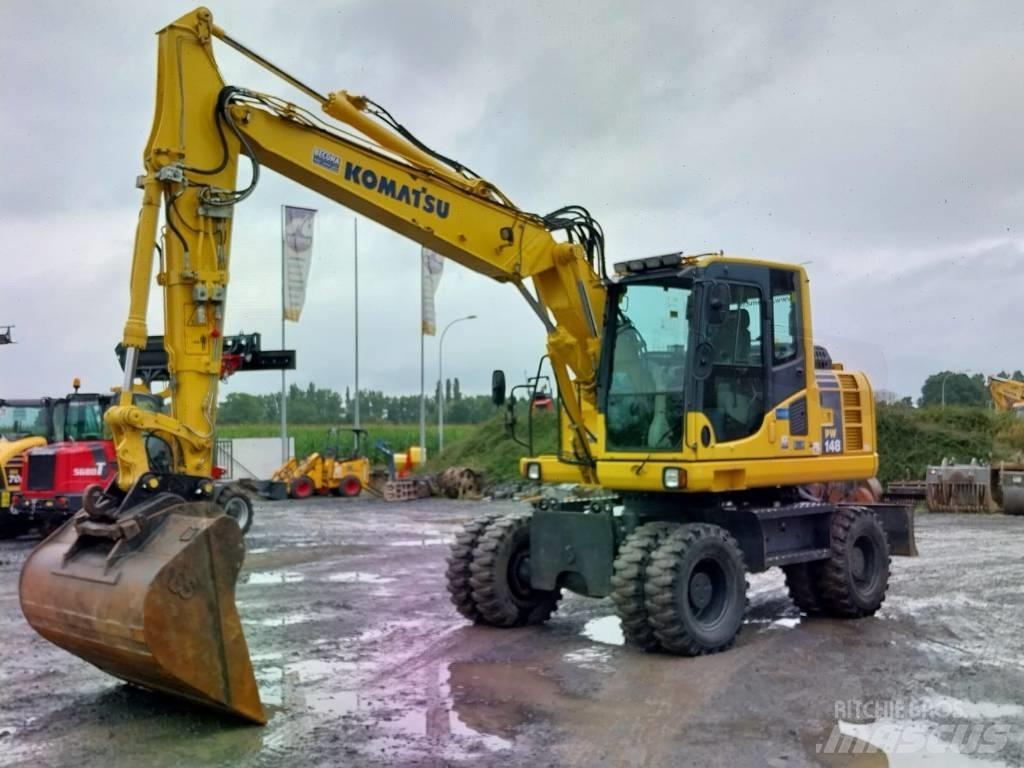 Komatsu PW148-8 Bageri na kotačima