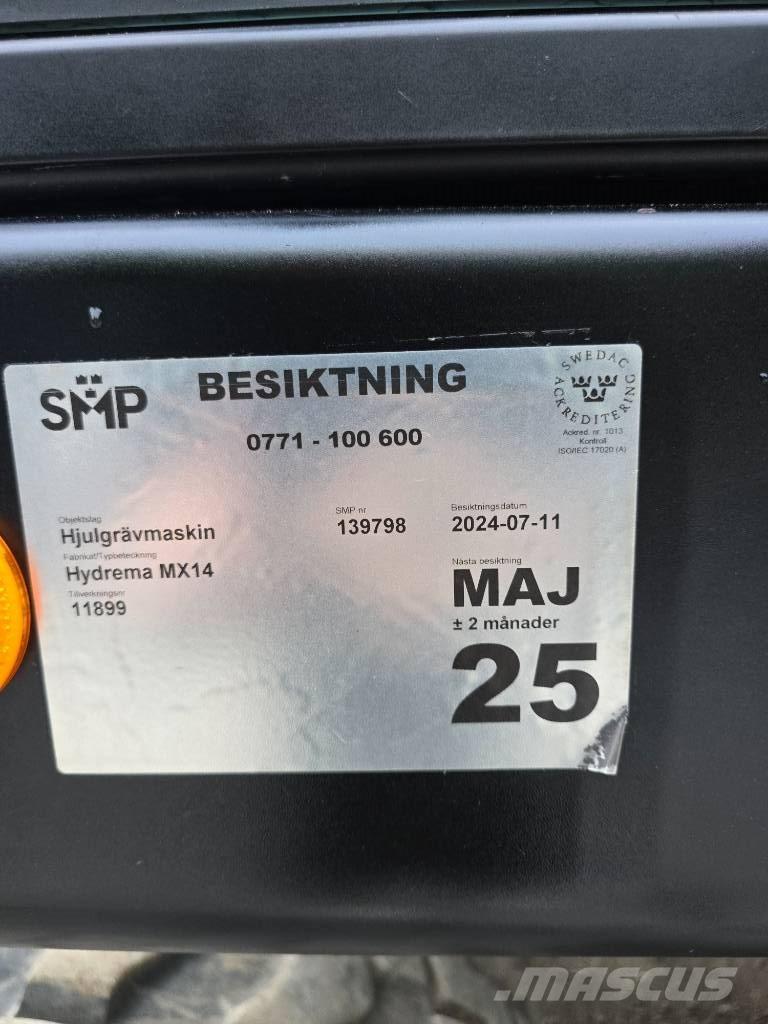 Hydrema MX 14 Bageri na kotačima