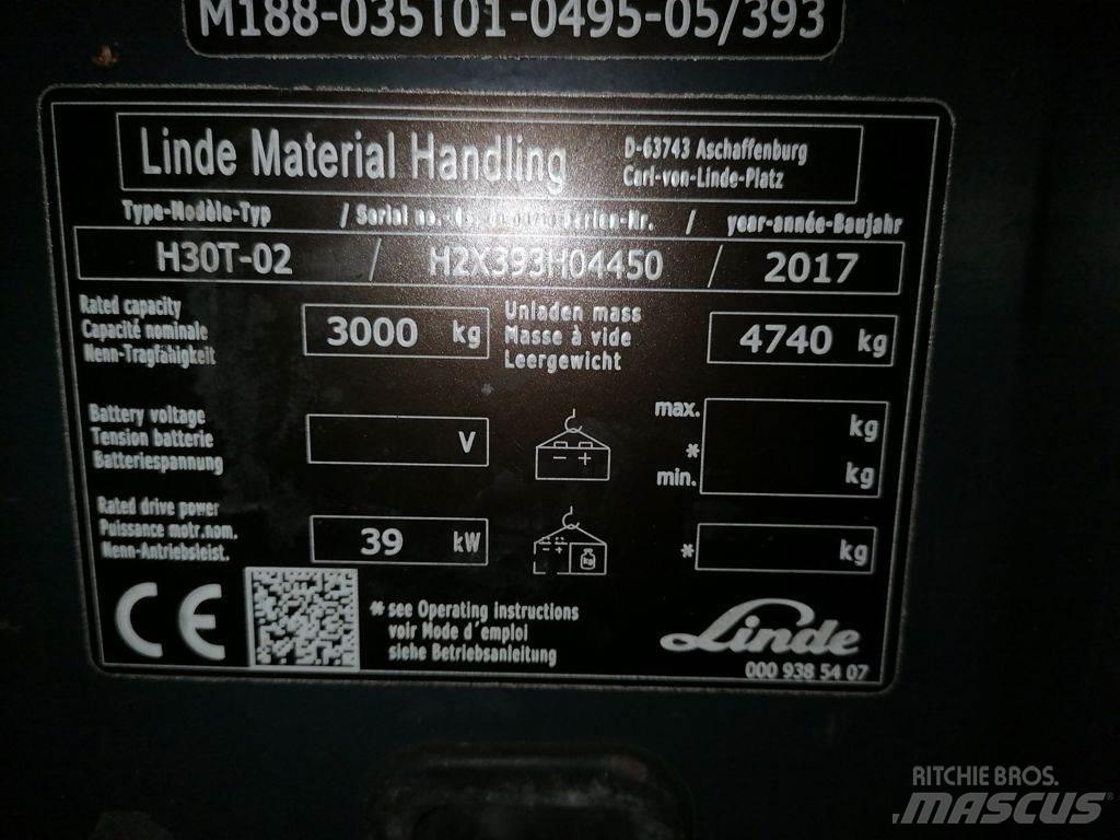 Linde H30T-02 Plinski viličari
