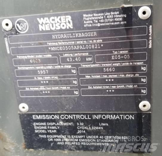 Wacker Neuson 6003 Bageri gusjeničari