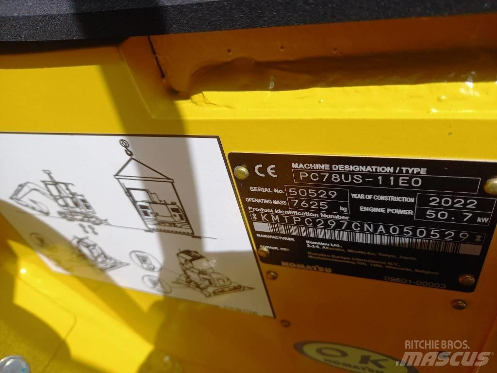 Komatsu PC78US-11EO Midi bageri 7t – 12t
