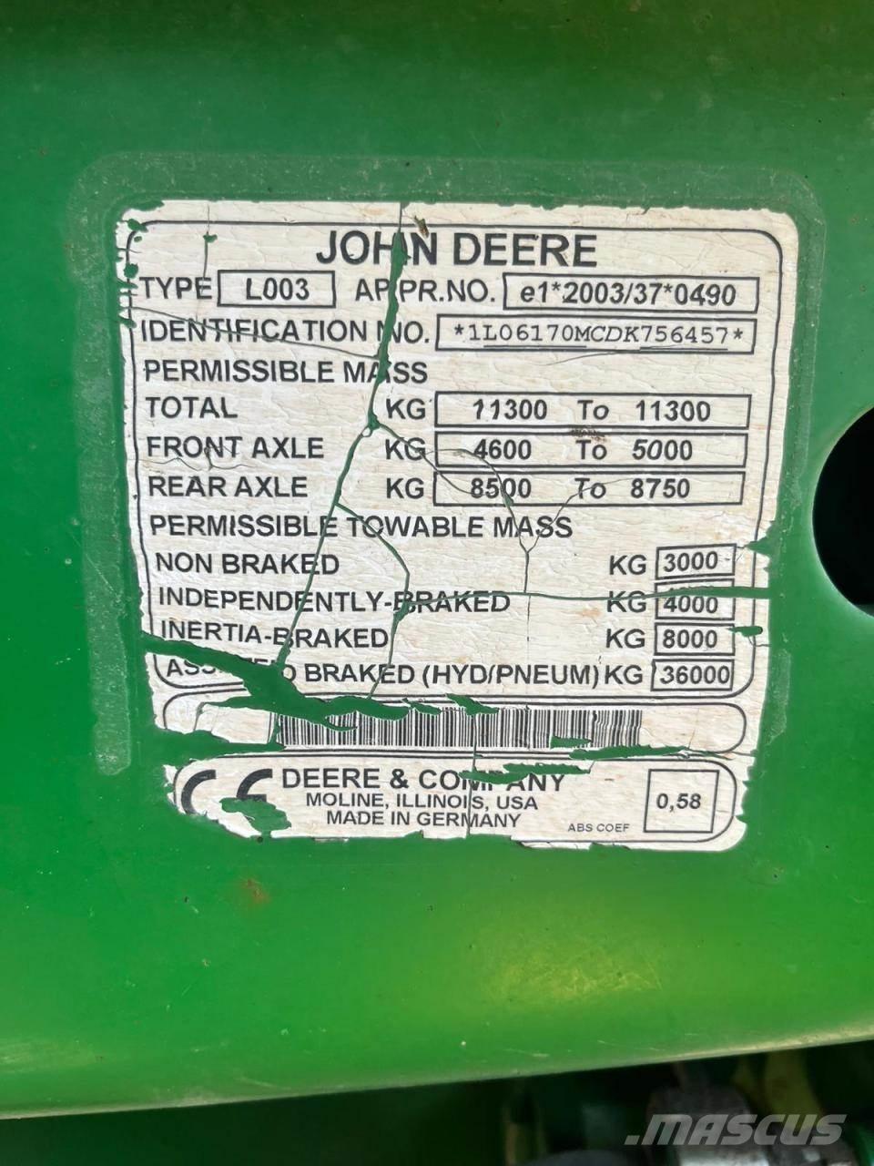 John Deere 6170M Traktori