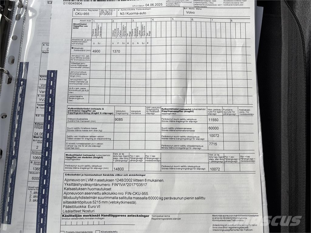 Volvo FM370 6x2 Kamioni sa kranom
